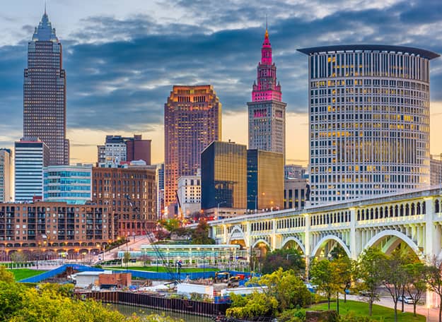 cleveland skyline